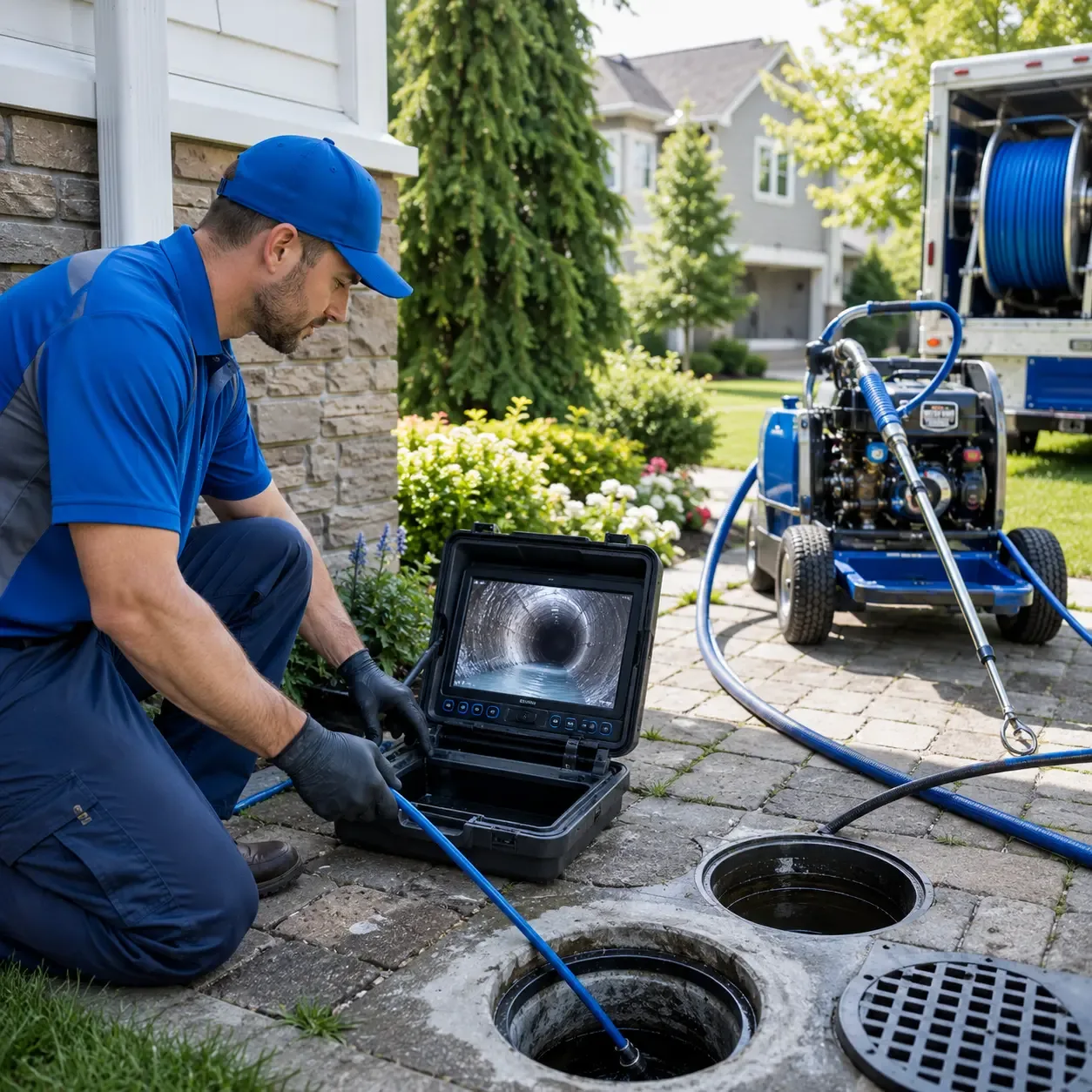 Outdoor drain cleaning professionals serving Geff, IL