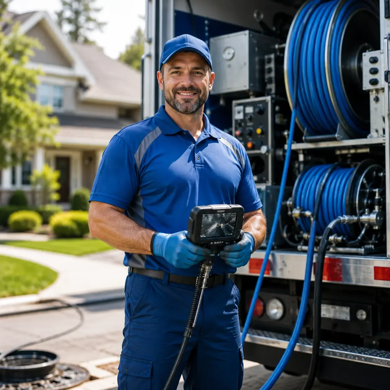 Local outdoor drain cleaning specialists in Geff, IL